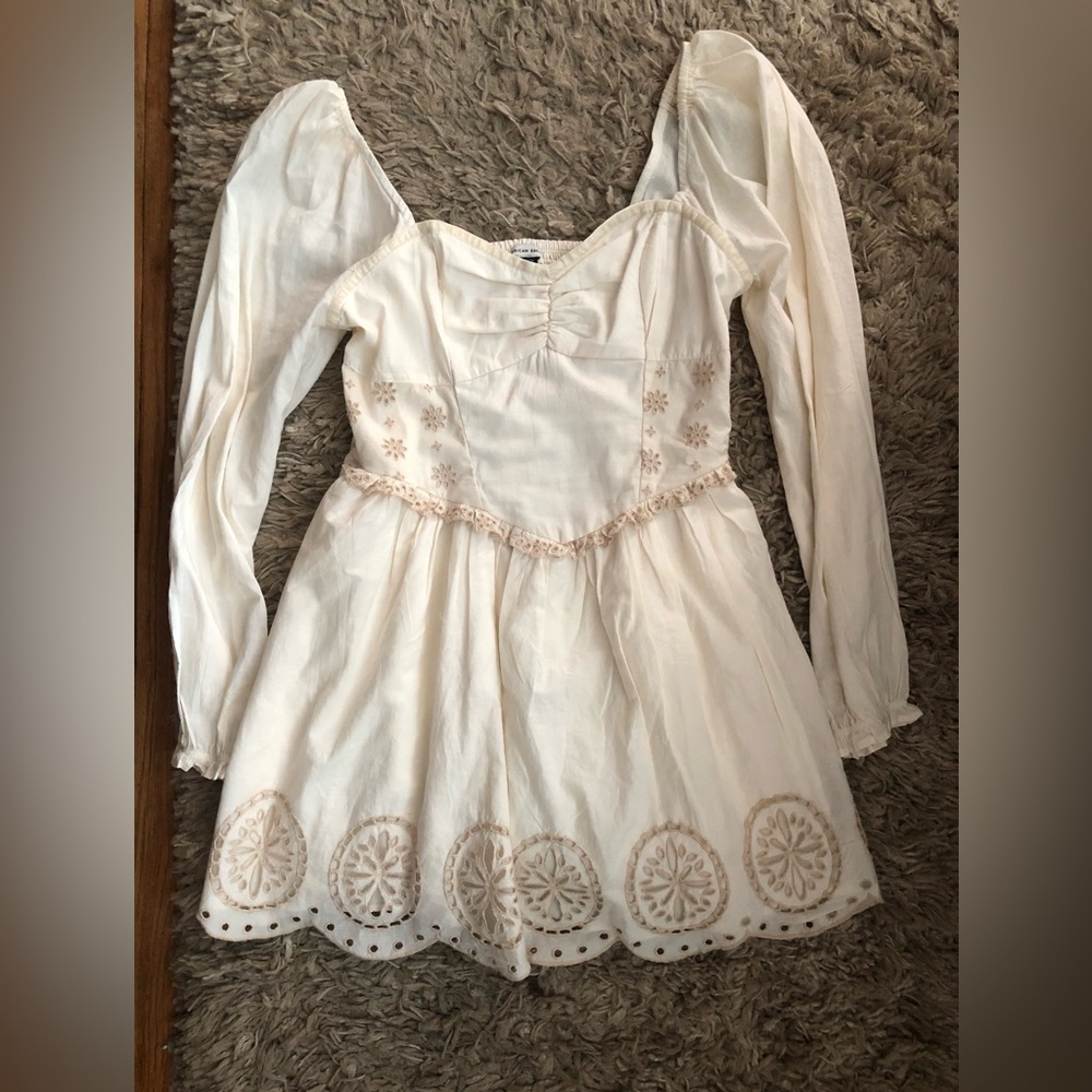 Chic Cream Smocked Blouse